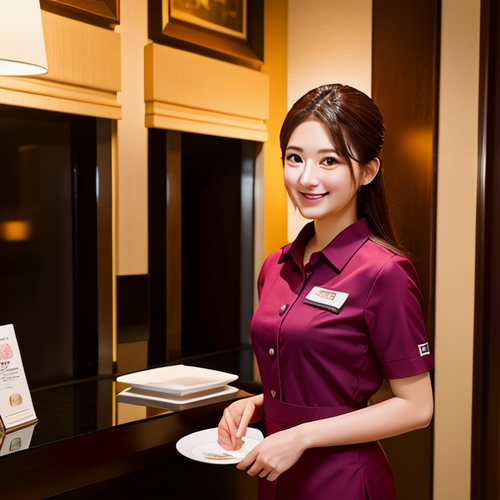 河南某酒店員工定制專用工作服